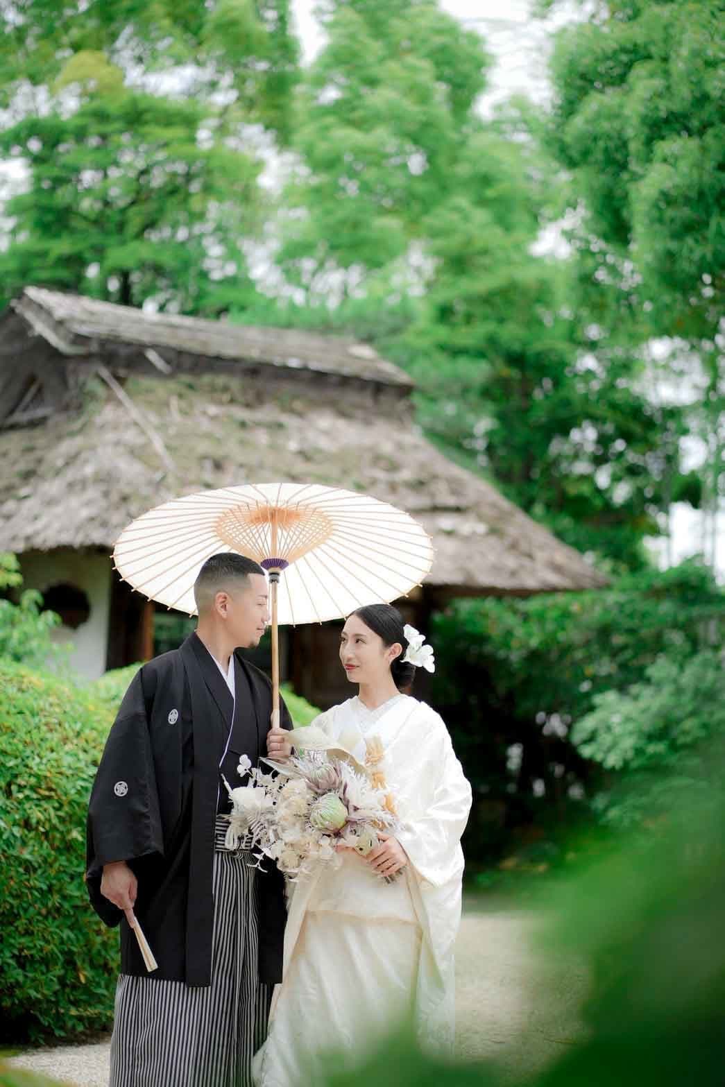 東山荘前撮り
