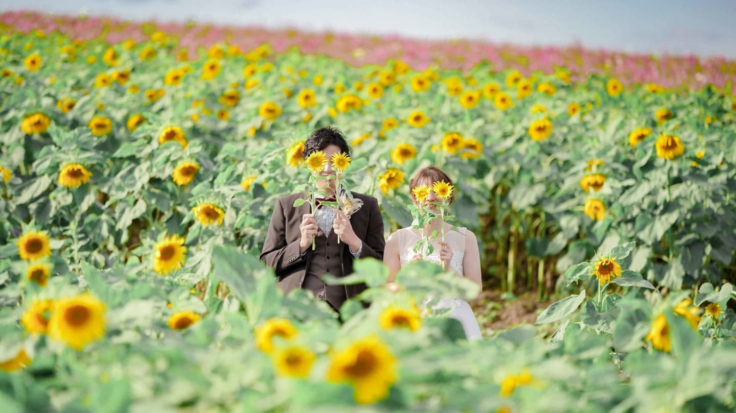 名古屋 ロケーション前撮り ウェディングフォト 自然な笑顔