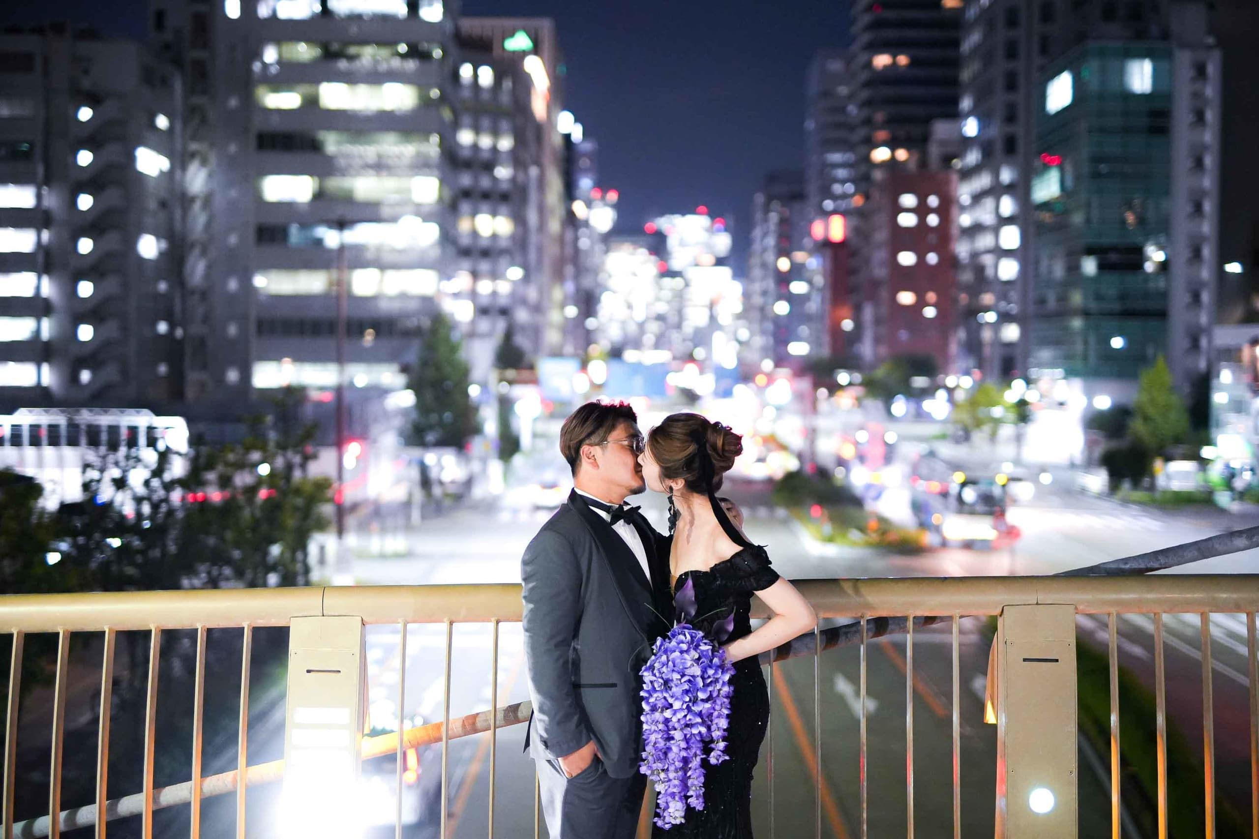 名古屋 ロケーション前撮り ウェディングフォト 自然な笑顔